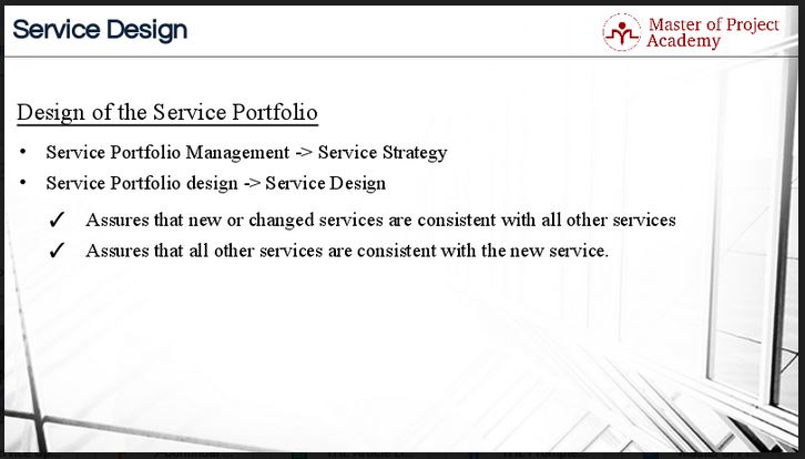 Service portfolio management