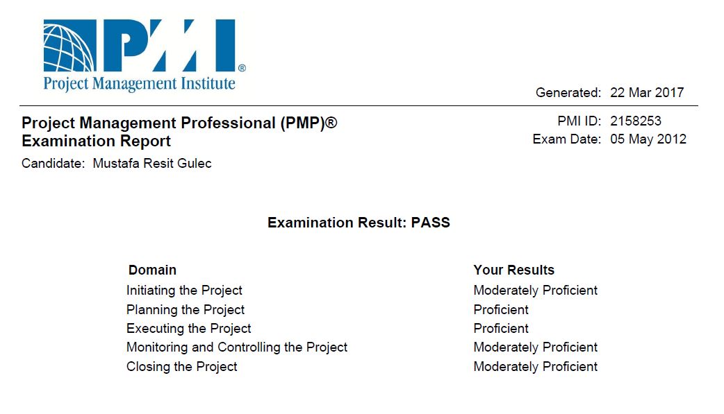 PMP certification