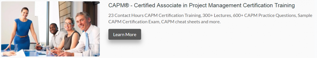 CAPM certification exam