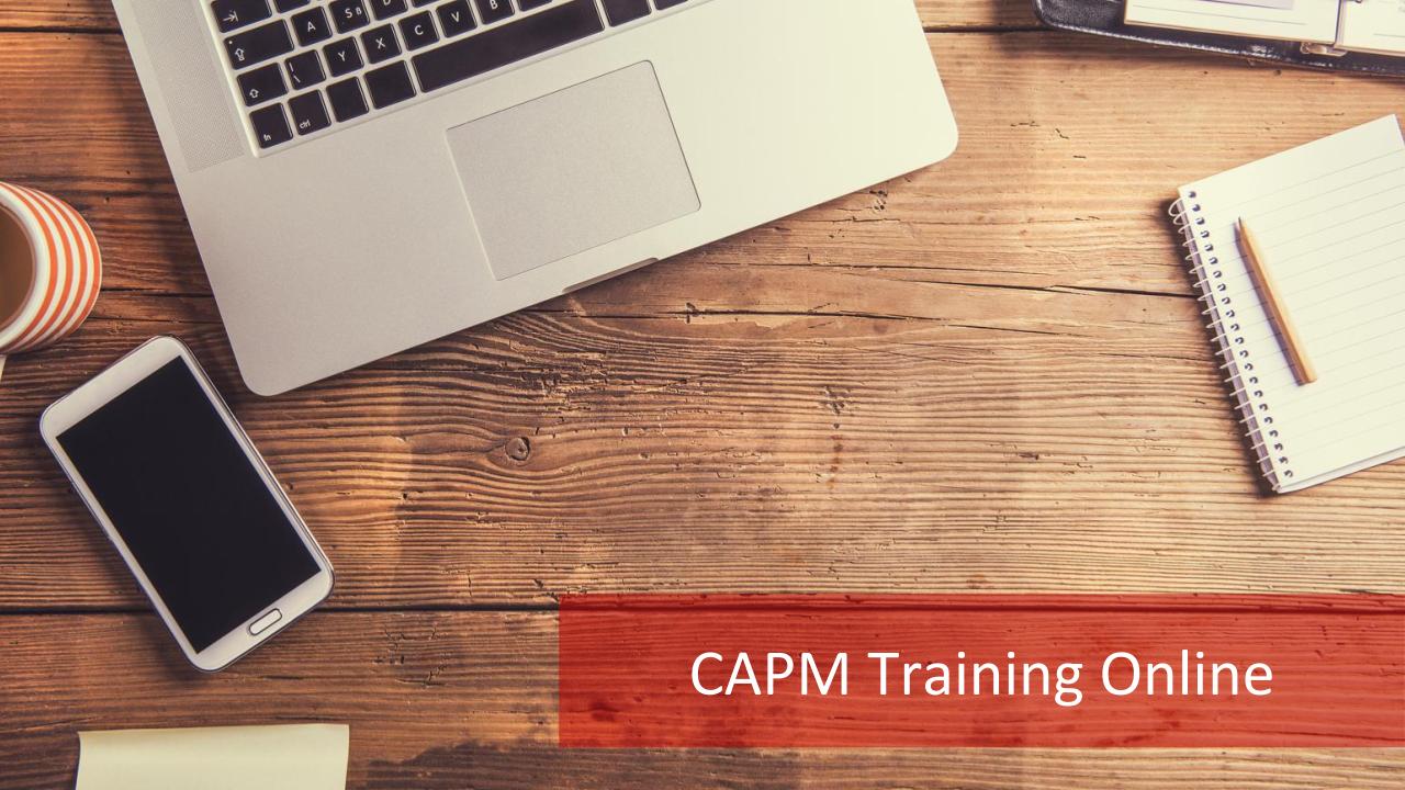 CAPM Training Online