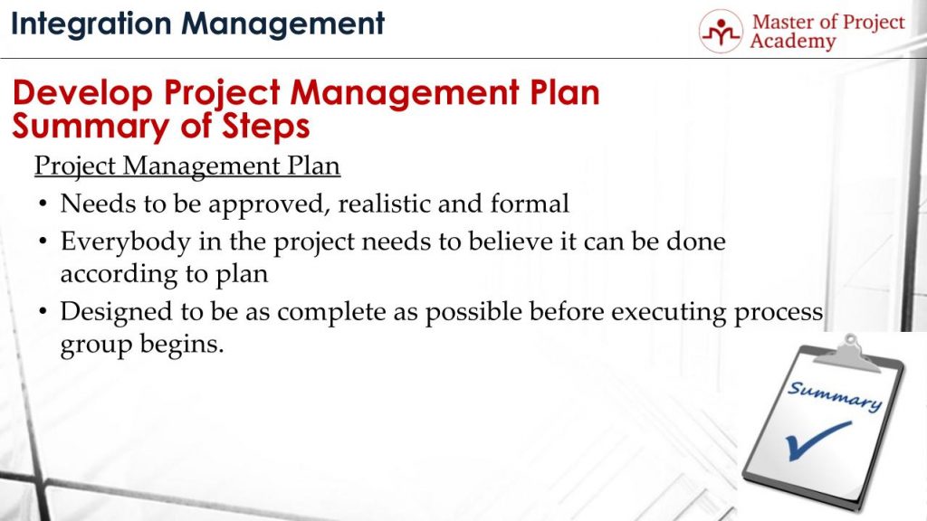 Develop Project Management Plan