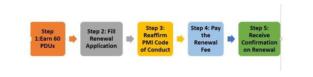 PMP certification renewal steps