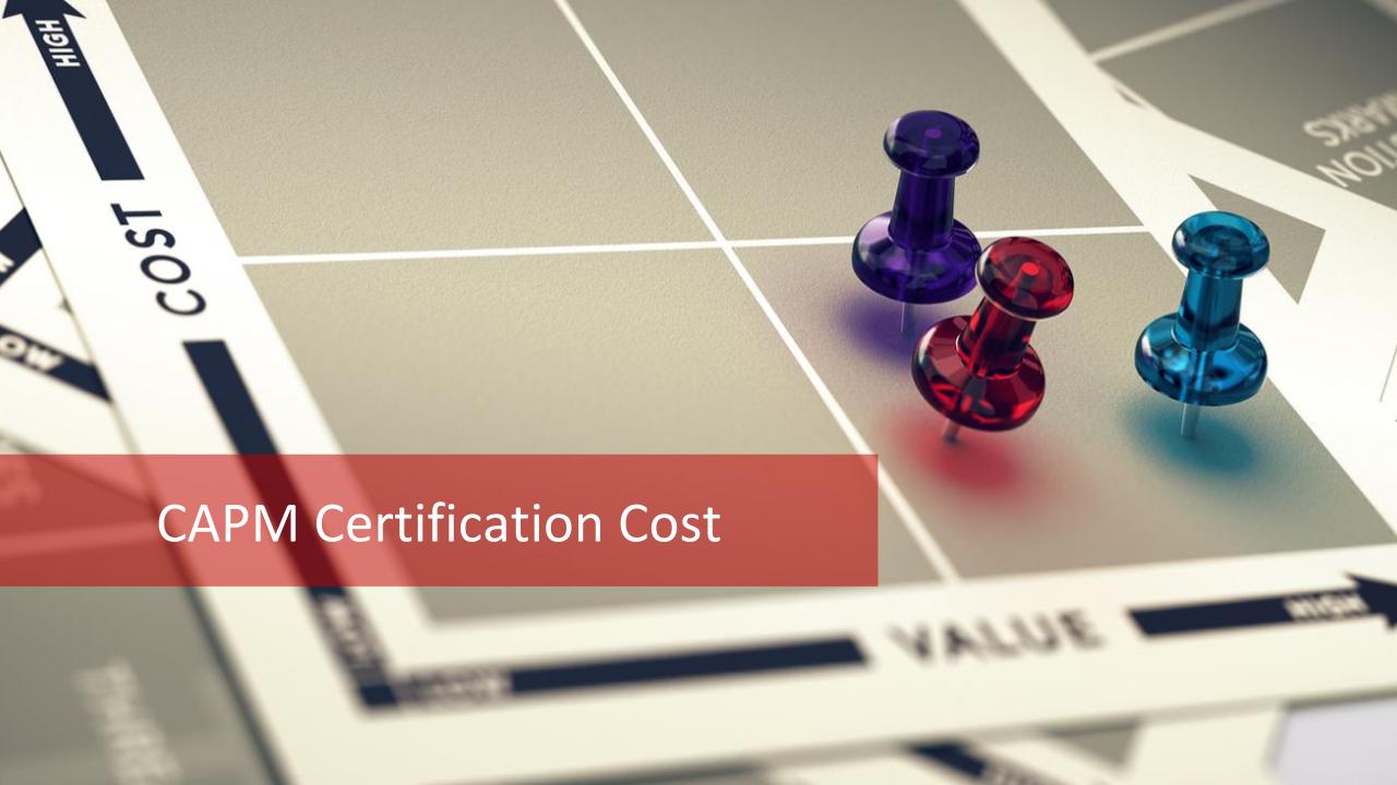 capm certification cost