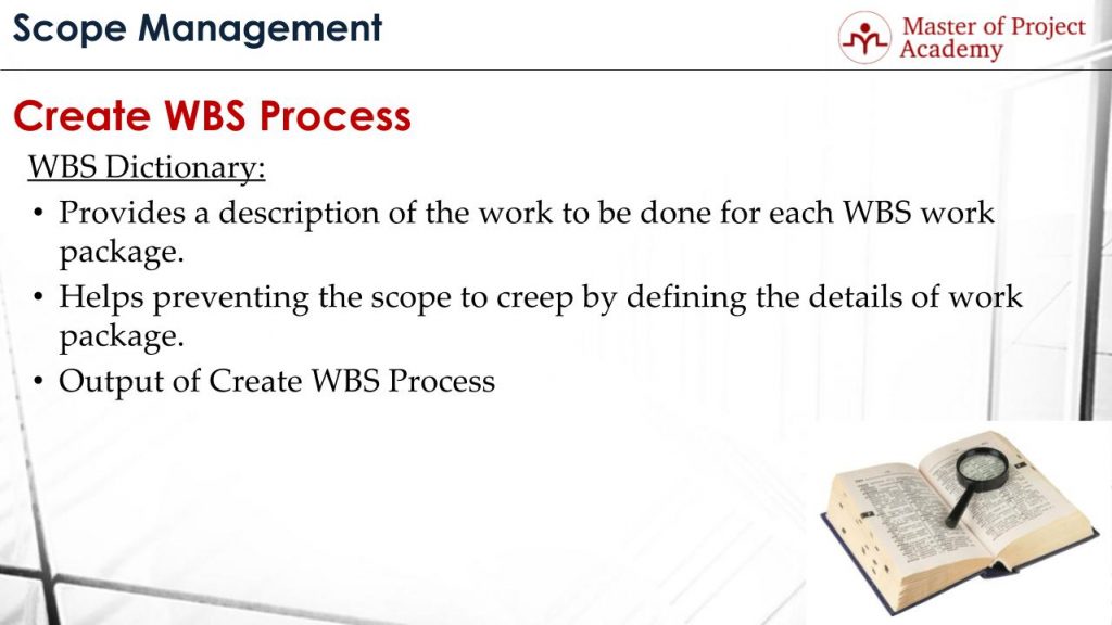 WBS Dictionary