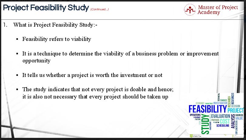 5 Areas of a Project Feasibility Study in Six Sigma