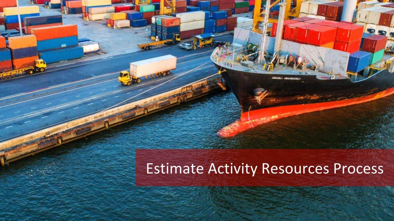 estimate activity resources process