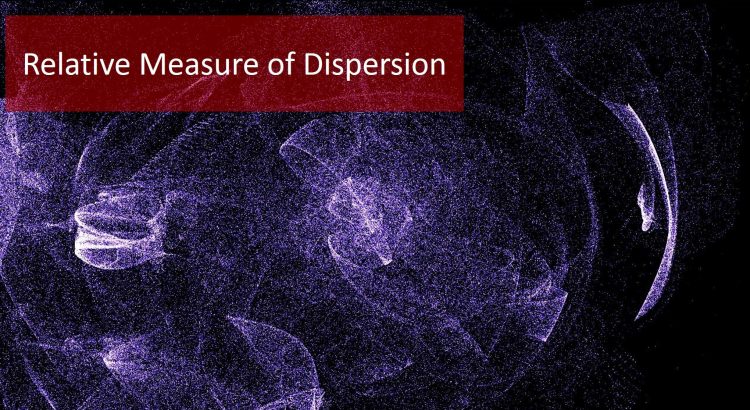 relative measure of dispersion