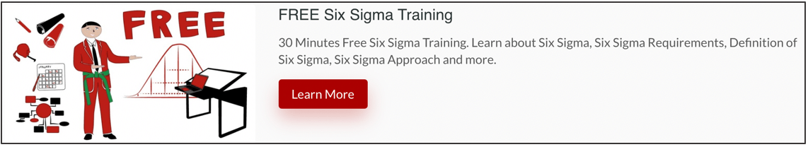 Free Six Sigma Training - Banner