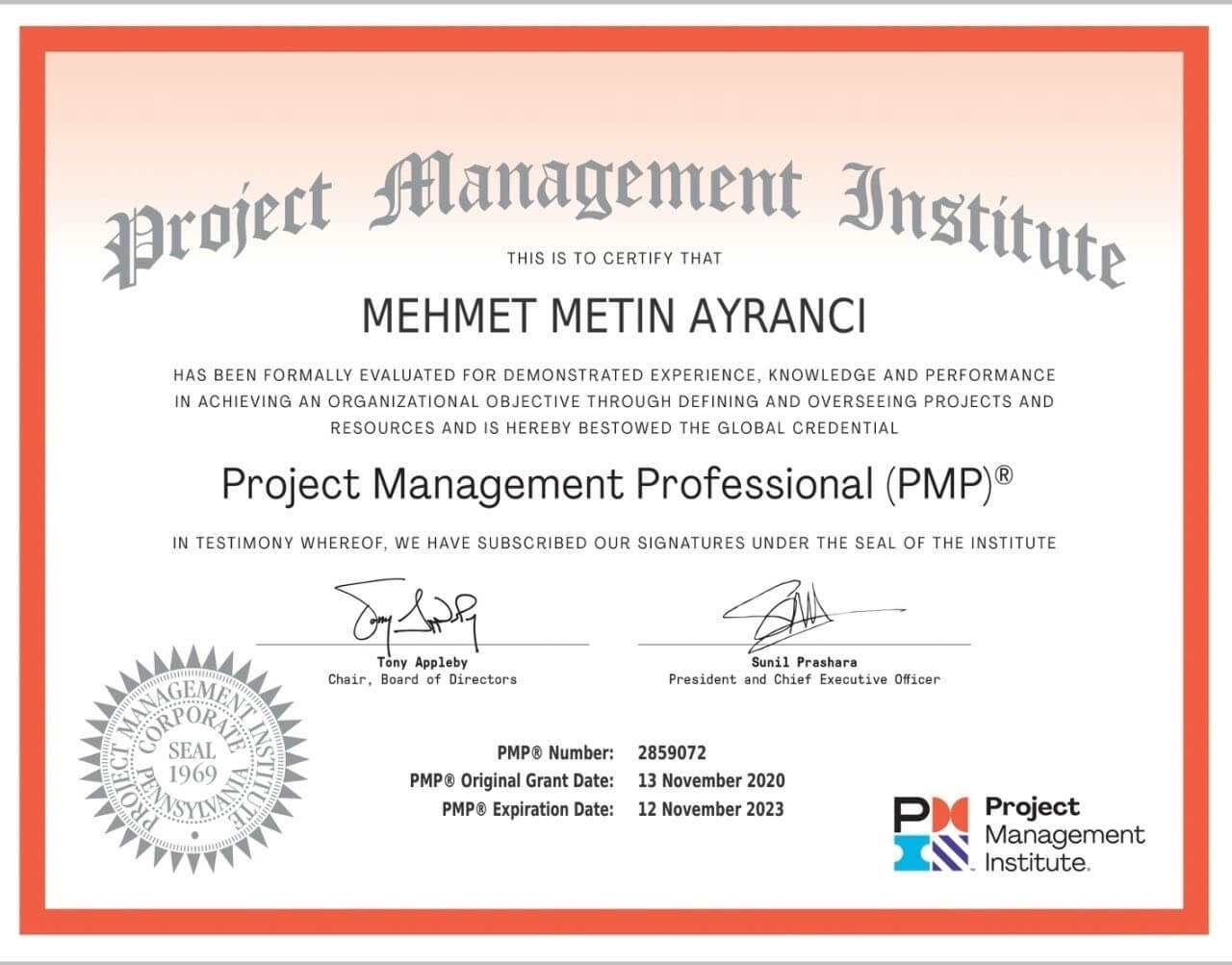 Metin S Success Story Pmp Pass Tips Master Of Project Academy Blog