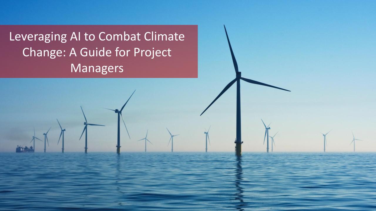 Three visionaries harnessing Project Management to fight climate change