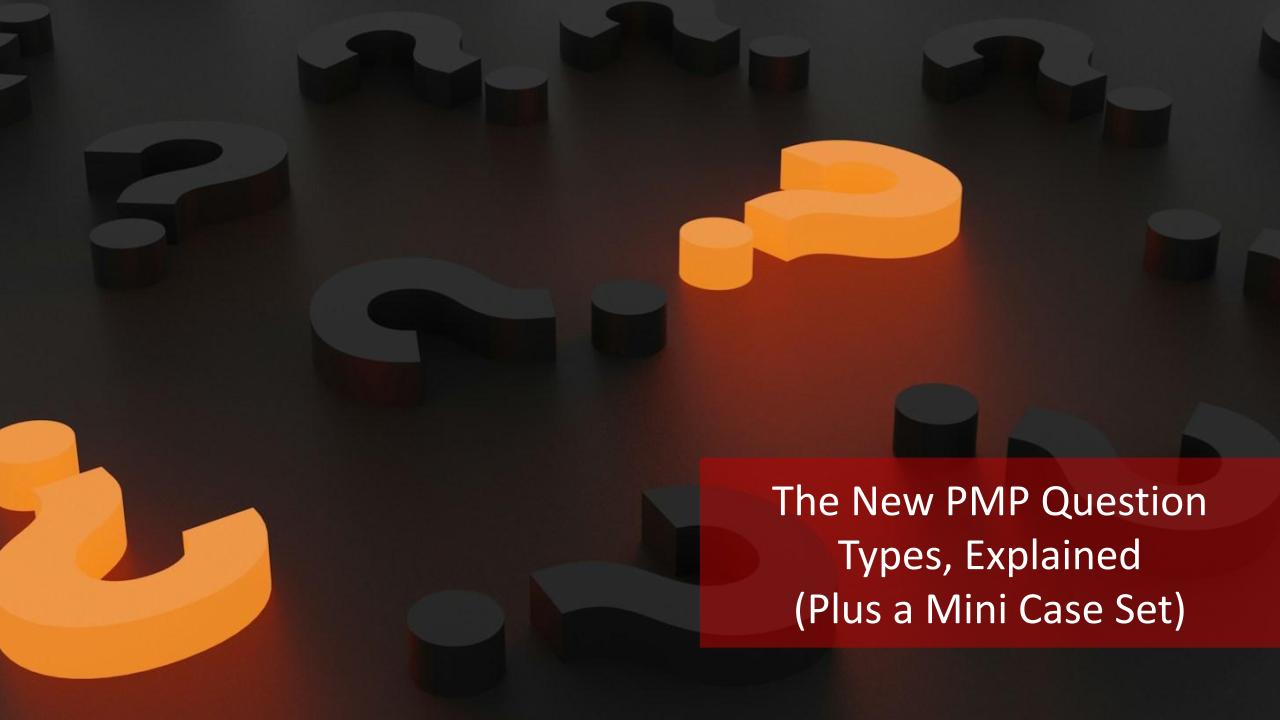 Dynamic Drop Down List Example New PMP Question Types: Case Sets, Drag-and-Drop & More - Master of ...